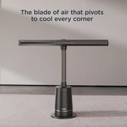 Shark TurboBlade XL Bladeless Tower Fan, 10 Speeds, 80-Ft Range, 180° Oscillation, Quiet, TF200 Charcoal