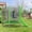 green, variant on 【SAYGOGO】 7ft Trampoline with Slide & Safety Enclosure, UV-Resistant Net, 36 Springs, 220lb Capacity, Indoor Outdoor Kids Trampoline with Free Cushion, Easy Assembly