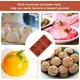 thumbnail image 3 of Paquete de 2 moldes grandes para bombas de chocolate, molde de silicona semiesférico de 6 orificios, molde para cubitos de hielo, molde antiadherente para helados, utilizado para chocolate, dulces, pasteles, gelatina, mousse, cubitos de hielo, rojo ladrillo Sailing  Electrónica, 3 of 5
