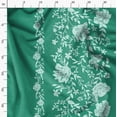 thumbnail image 3 of Soimoi Green Fabric - By the Yard - 54 Inch Wide - Floral & Leaves Panel Material - Nature's Tapestry with Florals and Leaves in a Decorative Panel Printed Fabric, 3 of 6