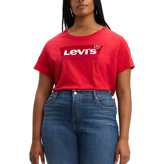 Levi's Women's Plus Size Perfect Graphic Short Sleeve T-Shirt