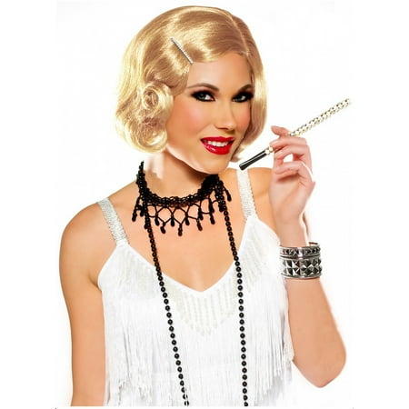 Deluxe Honey Blonde Pin Curl Cutie Costume Wig