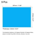 thumbnail image 2 of Unique Bargains 11.7 by 8.3 inch Gel Filter PVC Sheet Clear Blue for Photo Studio, 9 Pack, 2 of 5
