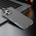 thumbnail image 3 of Decase Carbon Fiber Pattern Case Compatible with iPhone 16 Pro Max,Anti-Scratch PC+TPU Back Cover with Raised Edges for Screen & Camera Protection,Slim Skin-Feel Shockproof Protective Cover, Gray, 3 of 9