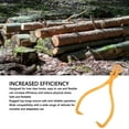 thumbnail image 3 of Log Lifting Tongs, Sturdy Construction Rustproof Wood Loading Pliers 16 Inch  for Wood Handling, 3 of 7