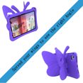 thumbnail image 4 of iPad 10th Generation Case for Kids, iPad 10th Gen 10.9 2022 Butterfly Case with Kickstand Light EVA Full Body Drop Protective Rugged Shockproof Child Proof iPad 10th Gen Kids Case,Purple, 4 of 6