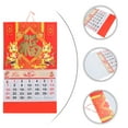 thumbnail image 3 of Traditional Hanging Calendar Clear Printed Wall Calendar Delicate Office Wall Calendar, 3 of 9