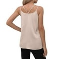 thumbnail image 7 of vdgthytj Tank Tops for Womens 2025 Summer Deep V Neck Camisole Sleveless Blouse Solid Casual Loose Trendy Underwear Shirts, 7 of 7
