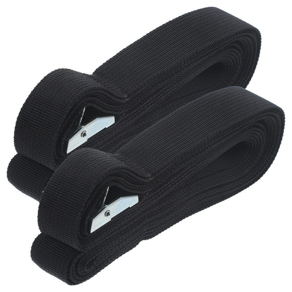 LITINKIMI 2pcs Retractable Ratchet Straps Ratchet Strap Black Zinc Alloy for Everyday Use