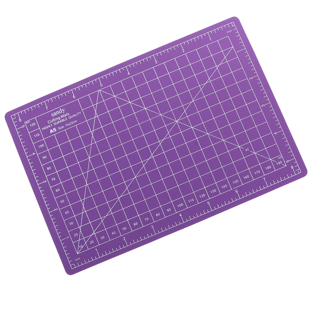 Board for Craft Scrapbooking Quilting DIY Purple A5 Cutting Mat Self 