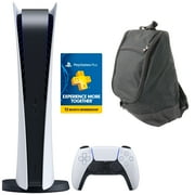 Sony PlayStation 5 Digital Console with 12 Month PSN Card and Carry Bag (PS5 Digital Console)