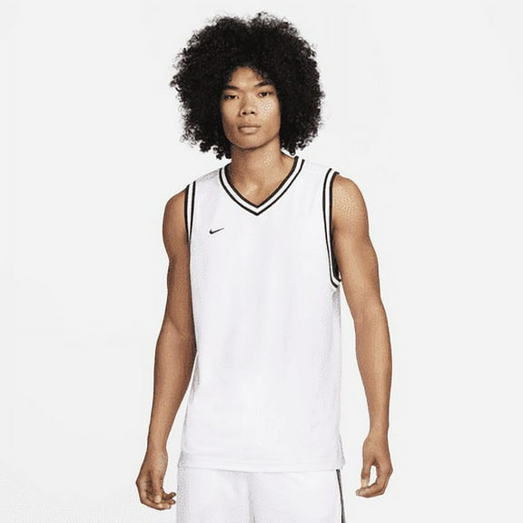 Nike DNA Men's Dri-FIT Basketball Jersey Color: White/Black Size: L