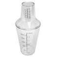 Cocktail Shaker Set Clear Scale Standard Capacity Prevent Spill
