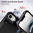 thumbnail image 3 of for iPhone 16E Case Wallet Credit Card Holder, Back Pocket Flip Kickstand Phone Cover Premium PU Leather TPU Bumper Anti-Scratch Shockproof Protective Rugged Shell, Black, 3 of 8