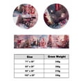 thumbnail image 6 of Pink Christmas Bed Runner for Cal. King Size Bed, Farmhouse Xmas Tree Snowflake Bedspread Protector Slipcover Bed Scarf for Foot Bed Runners & Scarves for Bedroom Hotel Wedding Room 94x20 Inches, 6 of 6