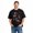 Black-107, variant on Men's Cotton T-Shirt, Skateboarding Skeleton Sport Graphic Crew Neck Short Sleeve Tee for Casual Wear