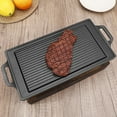 thumbnail image 3 of Smokeless Portable BBQ Grill Korean Japanese Charcoal BBQ Oven Barbecue Grill Household Outdoor Non-Stick BBQ Oven A,1 * BBQ Oven,Black, 3 of 7