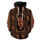 thumbnail image 1 of Sudadera con capucha y cremallera para hombre, estilo persa, estilo hip hop, unisex, de moda, de gran tamaño, estilo urbano., 1 of 6