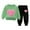 Green 01, variant on Toddler Baby Boys Girls Clothes Outfits 2Pcs Sweatsuits Valentines Long Sleeve Sweatshirt Pants Sets Fall Winter Kids Clothing Sets