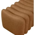 thumbnail image 5 of Meridian Furniture Atticus Cognac Vegan Leather Bench, 5 of 8