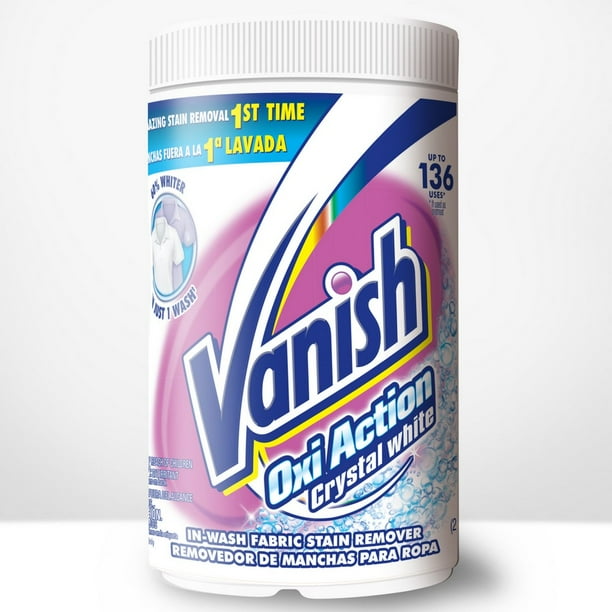 Vanish Oxi Action Crystal White In Wash Powder Fabric Stain Remover 1 35 Kg Walmart Com Vanish Oxi Action Crystal White In Wash Powder Fabric Stain Remover 1 35 Kg Walmart Com