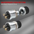 thumbnail image 4 of Botón pulsador de arranque del motor, interruptor de arranque momentáneo a prueba de agua, interruptor de encendido de 12v/24v para coche, camión, barco, RV, Atv Rojo Verde  Cocina, Decoración y Otros, 4 of 5