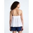 thumbnail image 3 of Free Assembly Women's Cotton Pintuck Sleeveless Top, Sizes XS-XXL, 3 of 5
