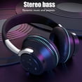 thumbnail image 4 of Auriculares Inalámbricos Led H2 Con Bluetooth 5,1, Auriculares Portátiles Ajustables Multifuncionales Con Cancelación De Ruido Moyic EL016420-02, 4 of 5