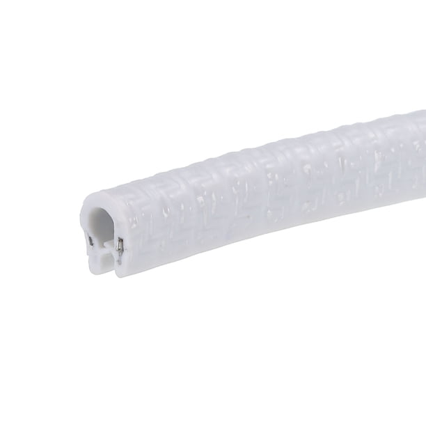 Borde Recorte Blanco Unique Bargains U Forma 14.76 Pies/4.5 Metros