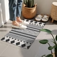 thumbnail image 4 of White Geometric Diamond Chevron Pattern Door Rugs,Washable Non Slip Door Mats Indoor,Decorative Door Mats,Entry Mat Indoor for Entrance,Bedroom,Kitchen,Bathroom,16"x24", 4 of 6