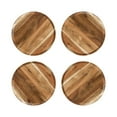 thumbnail image 1 of 4pcs Wooden Plates Multipurpose Serving Dishes Reusable Easy to Clean Reusable Serving Tray for Home Kitchen Restaurant Party Banquet, 1 of 9