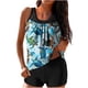 thumbnail image 2 of Traje de baño de 2 piezas para mujer, trajes de baño para mujer, traje de baño de mujer estampado de talle alto y corte conservador, conjunto de traje de baño de dos piezas para mujer, 2 of 5