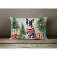 thumbnail image 3 of Carolines Treasures DAC1276PW1216 16 x 12 in. Unisex Boston Terrier Christmas Fabric Decorative Pillow, 3 of 4