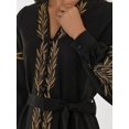 thumbnail image 4 of Embroidered V-Neck Maxi Dress, 4 of 6