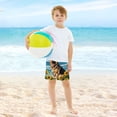 thumbnail image 6 of joogoo Husky Dog Sunflower Boys Swim Trunks Beach Swimsuit Shorts Boxer 4T, 6 of 8