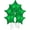 Green Star, variant on PMU Burgundy Star Shaped 18 Inch Mylar Foil Balloon Birthday Party Wedding Baby Shower Decorations Pkg/1