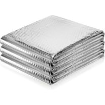 Double Reflective Insulation Foam, 48in X 10Ft Aluminum Foil Bubble Insulations Sheet, Window Insulation Kits, Thermal Radiant Barrier for Winter Summer, Window, RV, Roof, Garage Door