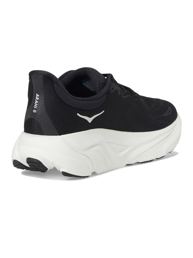 Hoka Men's Arahi 8 Sneaker, Black/White, 9.5 - Walmart.com