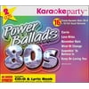 Karaoke Party Power Ballads 80's Music CD Box Set w/ CD+G & Lyric Book