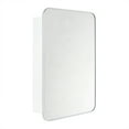 thumbnail image 4 of TEHOME Garnes Recessed or Surface Mount Framed Medicine Cabinet with Adjustable Shelves 20'' x 30'' - Chrome, 4 of 8