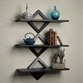 thumbnail image 2 of Danya B Diamonds Three Level Black Shelving System, 2 of 2