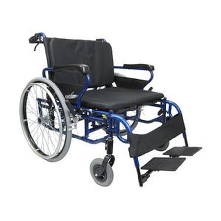 Karman BT-10 30" seat Foldable Wheelchair with Detachable Footrests Diamond B...