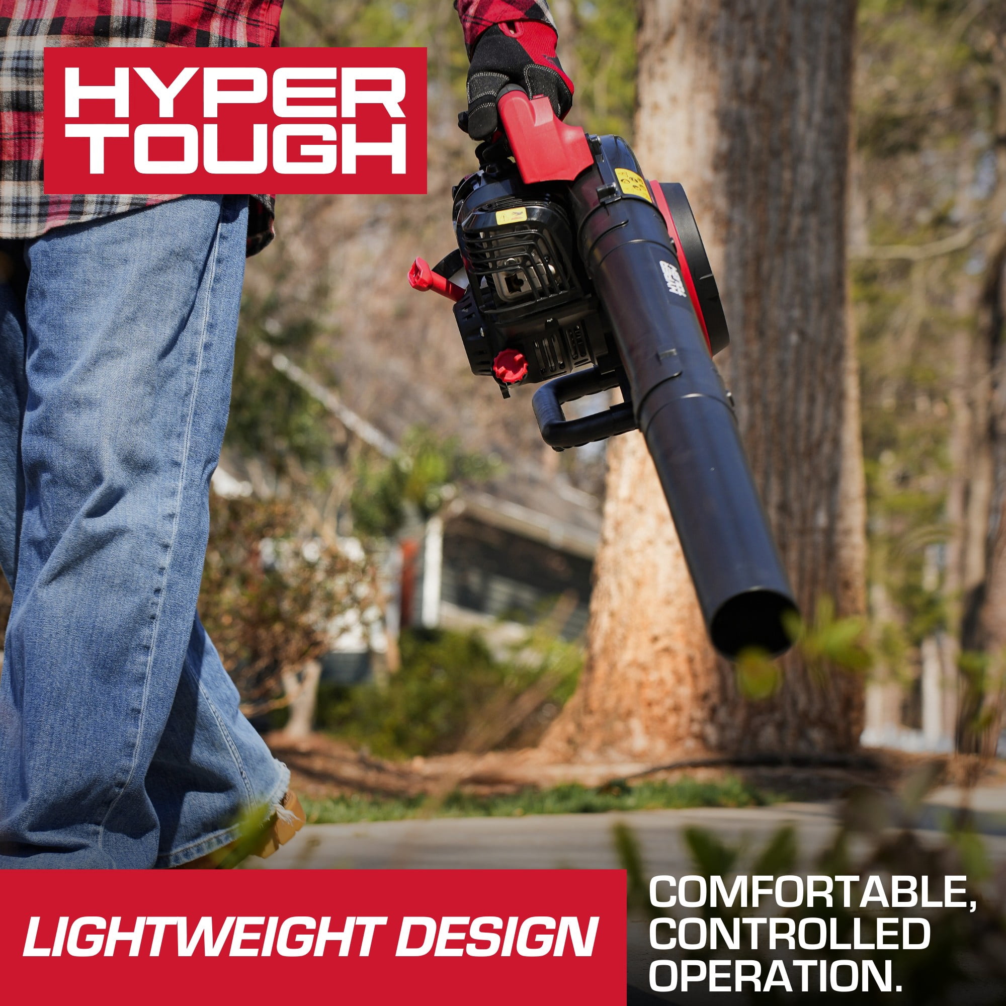 Hyper Tough 115 MPH 384 CFM 26.5cc 4-Cycle Gas Leaf Blower