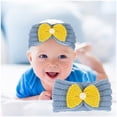 thumbnail image 4 of YisangMZ Children's Wool Headband Top Hairband For Warm Autumn And Winter Hairband Solid Flower Headband 21 Color, 4 of 5