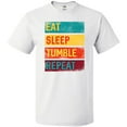 thumbnail image 3 of Inktastic Tumbling Gift Eat Sleep Tumble Repeat T-Shirt, 3 of 5