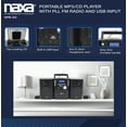 thumbnail image 3 of Naxa Electronics Naxa NPB-431 Portable MP3/CD Player with PLL FM Radio, USB Input, Remote Control, and Detachable Speakers, Black, 3 of 5