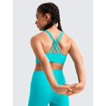 thumbnail image 2 of Sostén CRZ YOGA Butterluxe con tiras cruzadas y escote redondo, talla grande, 2 of 5