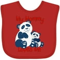 thumbnail image 3 of Inktastic My Mommy Loves Me Panda Boys or Girls Baby Bib, 3 of 4