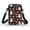 Snowman Candy Cane Pattern, variant on HELLHERO Crossbody Bags Polyester Lightweight Father Christmas Gingerbread Man for Casual Use Unisex