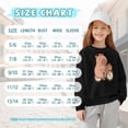 thumbnail image 7 of Xoenoiee Capybara Orange Bicycle Print Sweatshirt for Girls, Oversized Graphic Pullover with Drop Shoulder and Side Slits, Long Sleeve Crewneck Top, 11-12 Years, 7 of 7